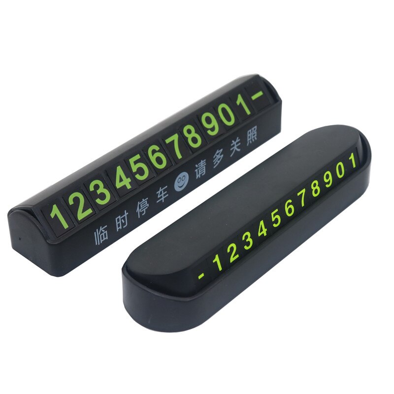 1 sztuk tymczasowe parkowanie samochodu wizytówka z numerem telefonu parking akcesoria samochodowe ukryty przełącznik numer karty parkingowej naklejki fluorescencyjne