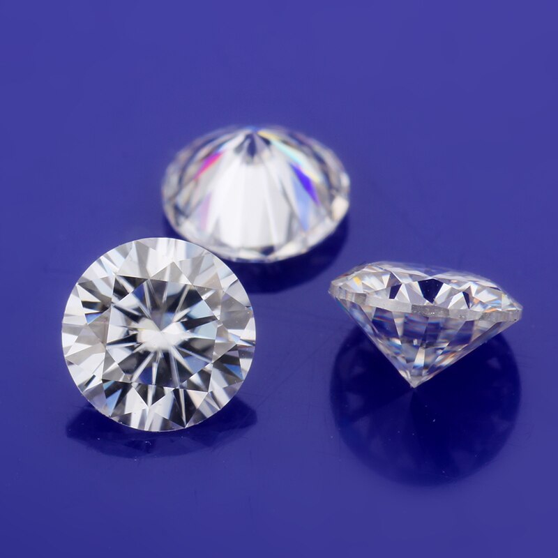 0.2 karaat ronde briljant geslepen 3.5mm ij kleur vvs helderheid moissanites losse steen diamant