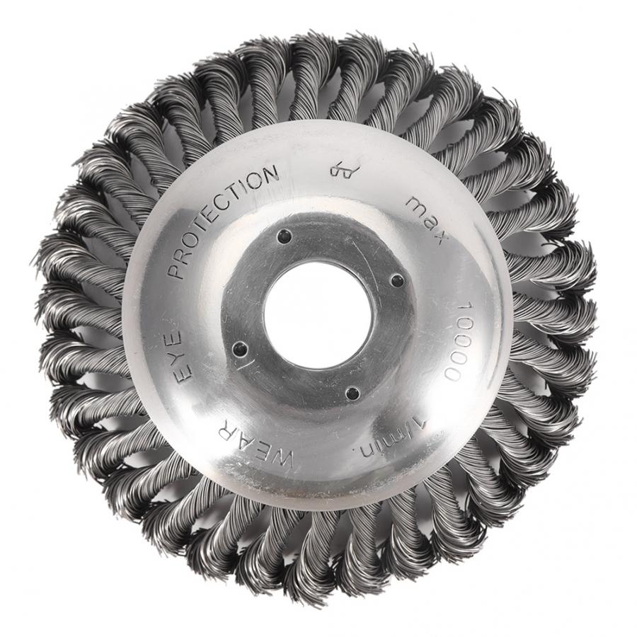 Iron Plate Steel Wire Trimmer Head Replacement Garden Lawn Mower Accessory