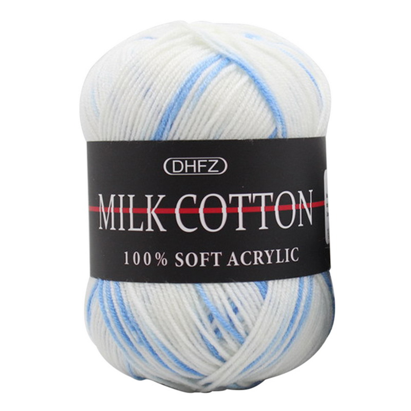 Baby Milk Cotton Yarn Crochet Yarn For Knitting Wool Yarn Warm Chunky Yarn For Children Hand Knitted Yarn Knit Blanket Sweater: G189362A