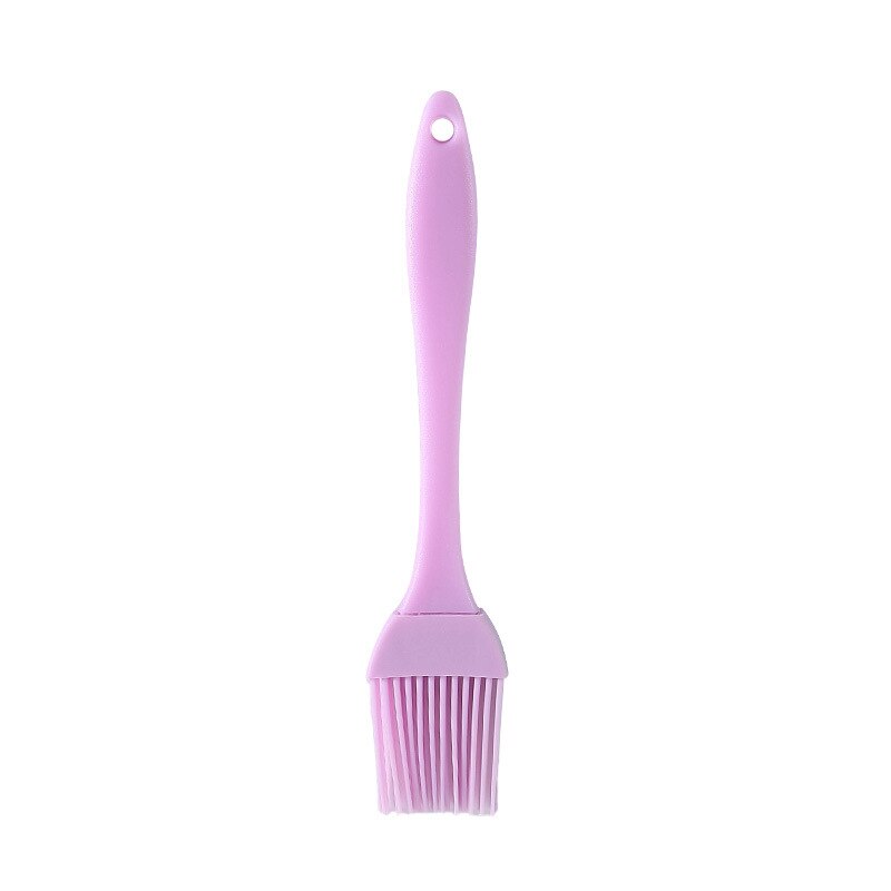 1 pièces de alimentaire Gel de silice brosse haute température cuisson Barbecue brosse outil de cuisson Gel de silice huile brosse PP poignée outils de cuisson: VIOLET