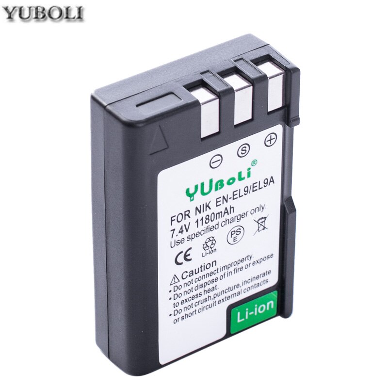Bateria EN-EL9 ENEL9 ENEL9A es EL9 EN-EL9a es EL9a EL9a Cámara Li-Ion batería para Nikon EN-EL9a D40 D60 D40X D5000 D3000 Cámara: 1battery