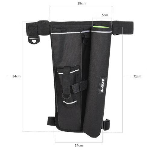 US Fishing Rod Holder Bag Tackle Bag Case Leg Thigh Bag Waist Fanny Pack