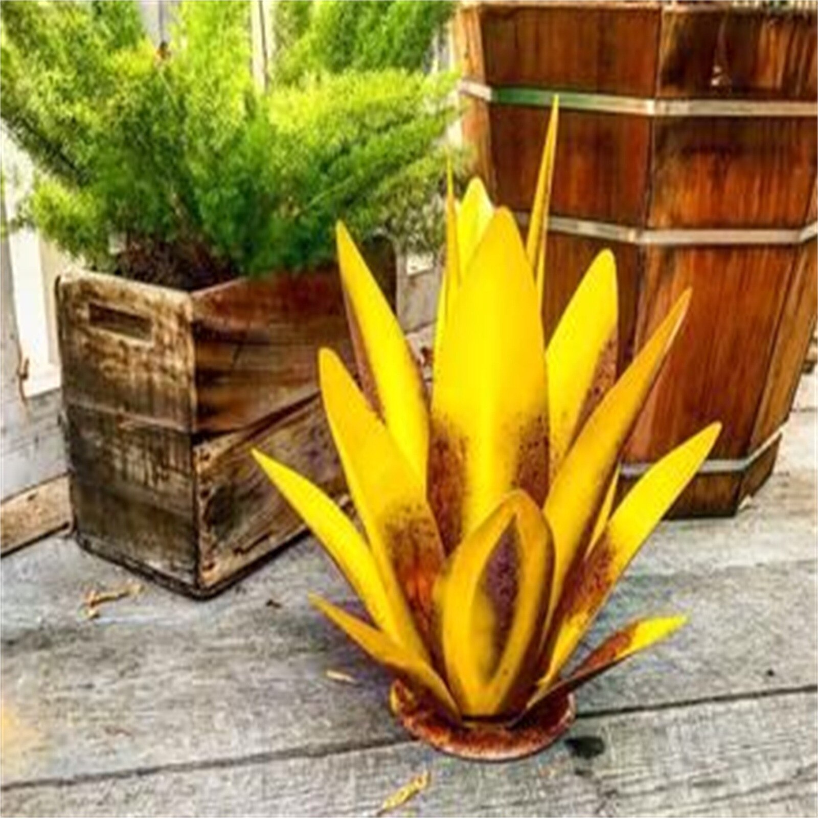 Diy Metal Art Tequila Rustic Sculpture Garden Yard Art Sculpture Home Decor Outdoor Garden Signs Garden Decoration #T3G: Default Title