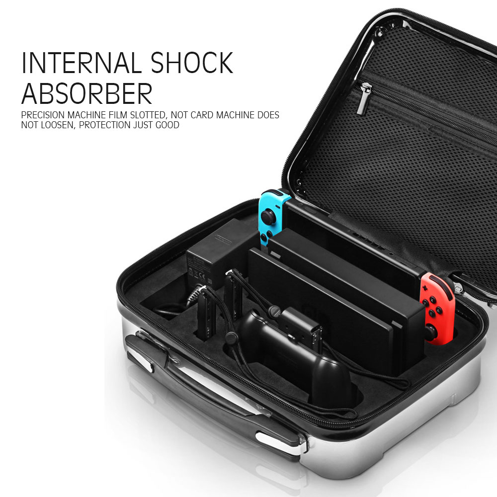 Opbergtas reiskoffer voor nintendo switch beschermende harde hoes voor nintendo switch console joycon ns outdoor draagtas