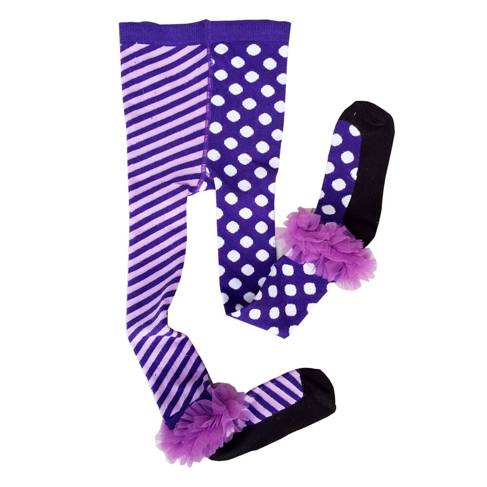 4-7 Jaar Oude Ou Fan Baby Panty Baby Katoenen Gestreepte Dot Jacquard Herfst En Winter Grote Pp Leggings baby Meisje