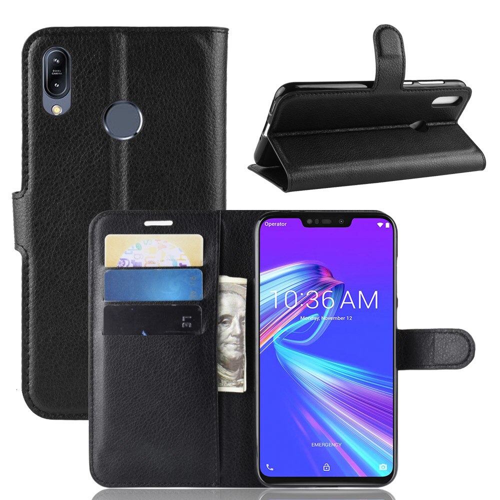 Para asus zenfone max m2 zb633kl caso do telefone de couro da aleta caso para asus zenfone max m2 zb633kl carteira de couro suporte capa