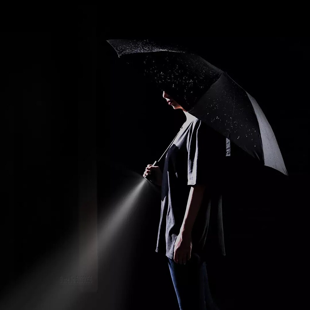 XIAOMI MIJIA NINETYGO sonnig Regenschirm Voll Automatische umkehren Klapp Beleuchtung Regenschirm Männer Frauen Anti-Uv Tragbare Strand Sonnenschirm