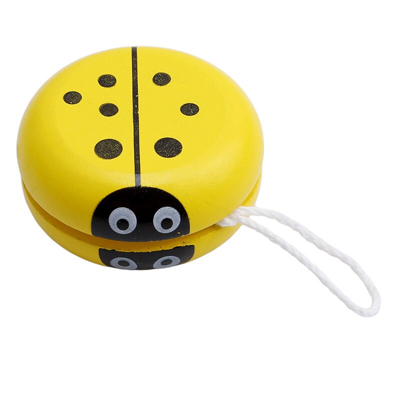 Leuke Ladybird Jojo Speelgoed Dragende Professionele Yoyo Speelgoed Hout Hoge Precisie Spel Speciale Props