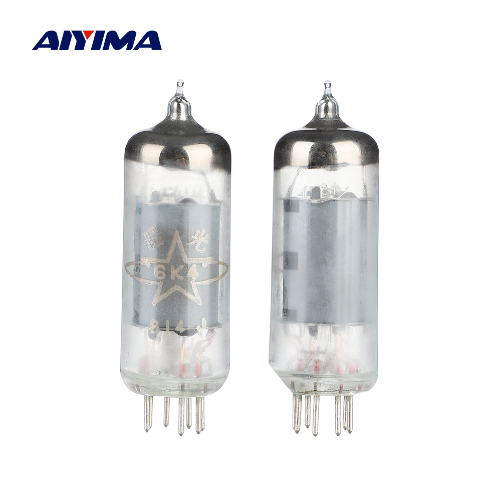 AIYIMA 2 szt. 6K4 rury próżniowe zawór elektroniczny ulepszenie lampy do parowania wzmacniaczy lampowych