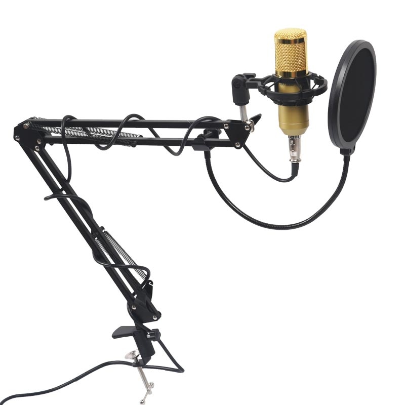 Professionele BM800 Mikrofon Condensor Geluidsopname Met Mount Voor Opname KTV Karaoke Microfoon Mic Stand Voor Computer