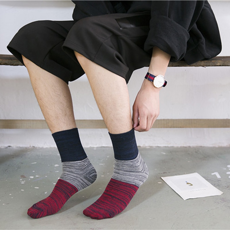 Neue Japanischen Stil Bunte Harajuku Socken Männer Grandado