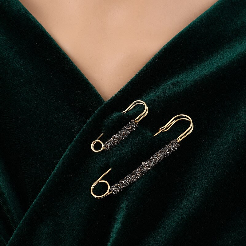 Mode Strass Trui Vest Broche Pins Veiligheid Sjaal Gesp Vrouwen Accessoires