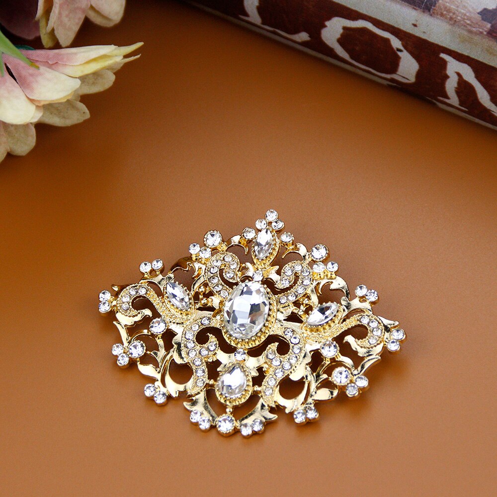 Sunspicems – ensemble de bracelets pour femmes, nouvelle ceinture Caftan couleur or, broche, Bijoux de mariage marocain algérien, cristal Dibai