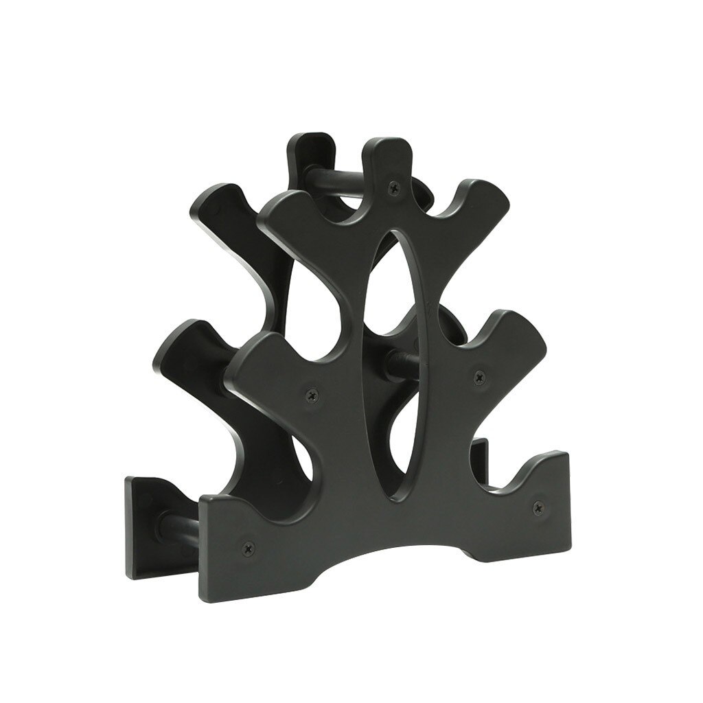 Support Triangle Stable Arbre Haltères Domestique Support à Haltères 3 Niveaux Portable - Rangement Pour Poids Domestique, Capacité 20kg Arbre à Haltères Support De Haltère En Fer