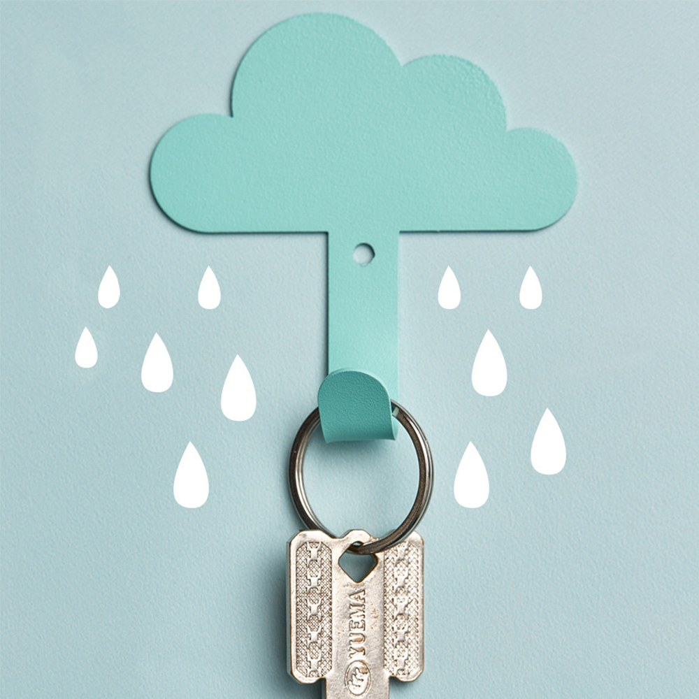 Useful Nordic Clothes Hanger Wall Mounted Coat Hook Cloud Shape Hook Kid Room Wall Decoration Children Room Decorative Hanger