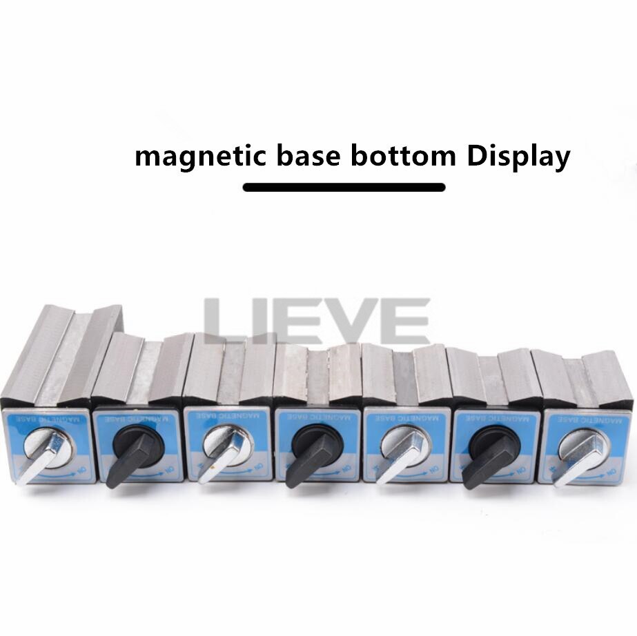 Skift magnetisk bordbase 6t 8t 10t 12t v type magt magnetisk base skiveindikator stativ basismagnet sæde bordtrådskæring