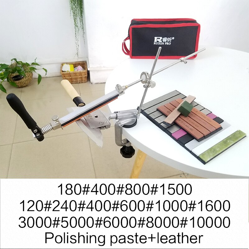 Ruixin pro affûtage pierre aiguiseur de couteau de supérieure dernier portable 360 degrés rotatif pince pointe diamant