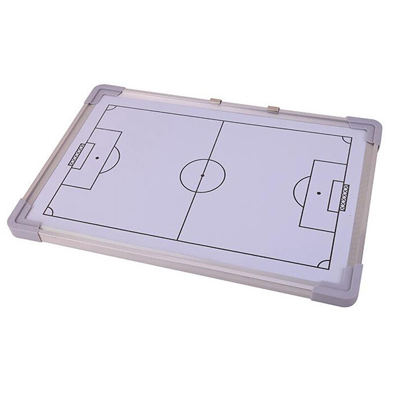 Taktische magnetische platte aus aluminium für fußballspiel-strategie-trainer, rechtes brett für fußballspiel-trainingsgeräte, zubehör