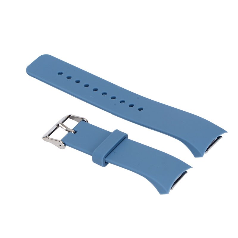Armband Voor Samsung Gear S2 Sport R720 Band Siliconen Band Voor Samsung Gear S2 R720 Sport Smart Horloge Vervanging Accessoire: Rock blue