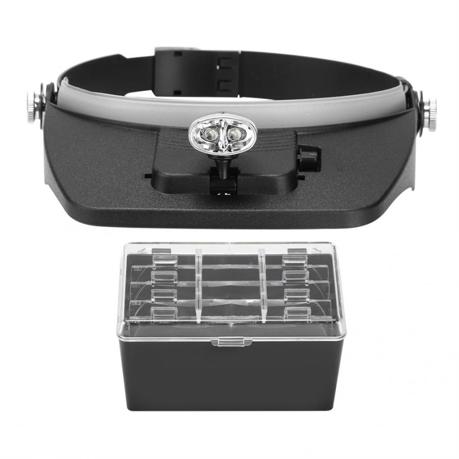 Lupa de apicultura LED, lentes de espejo con aumento para Apicultura en movimiento y Apicultura