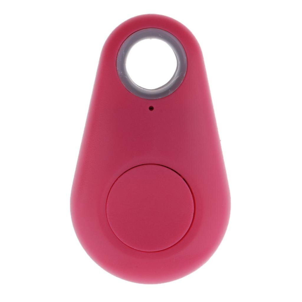 Husdjur barn larm gps locator app kontroll mini bluetooth nyckel hitta spårare: Rosa