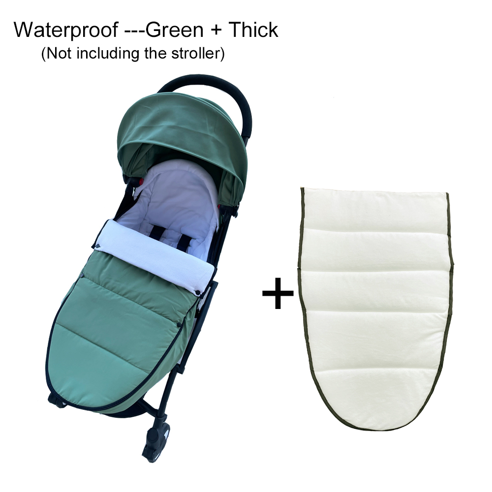 Universele kinderwagens Voetenzak, kinderwagenaccessoire Compatibel met Babyzen YOYO, YOYO2 en YOYO3 kinderwagens - Zachte voering en stof: YELLOW