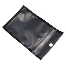Retail 200 stks/partij Elektronische Component Accessoires Tas Matte Clear Voor Plastic Zip Lock Afdichting Pack Pakket Tassen