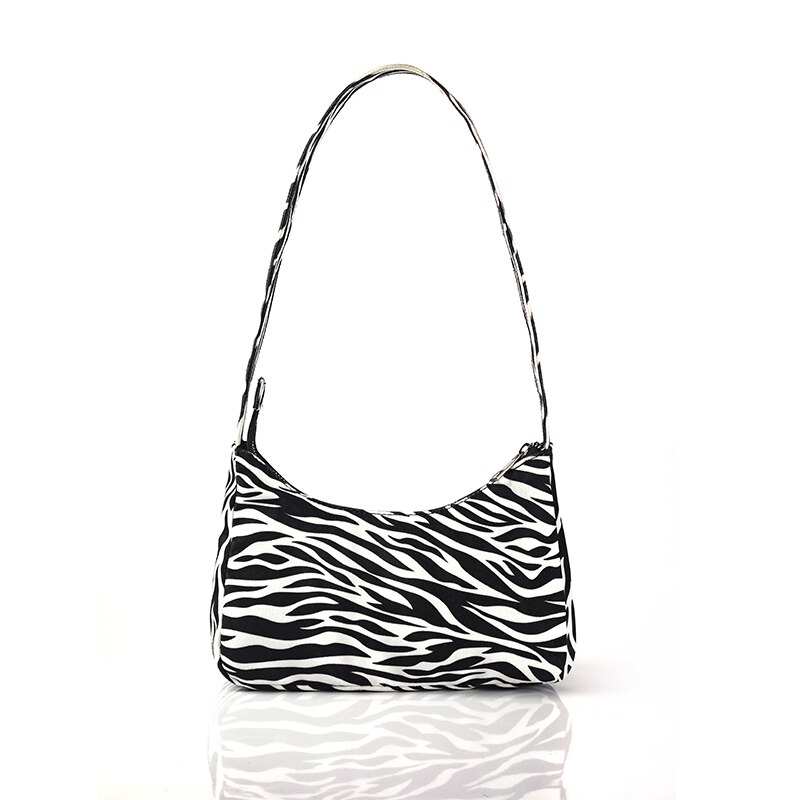 Vrouwen Koe Patroon Baguette Bag Vrouwen Trendy Schoudertassen Tas Zachte Tas Handtassen En portemonnee: Zebra pattern