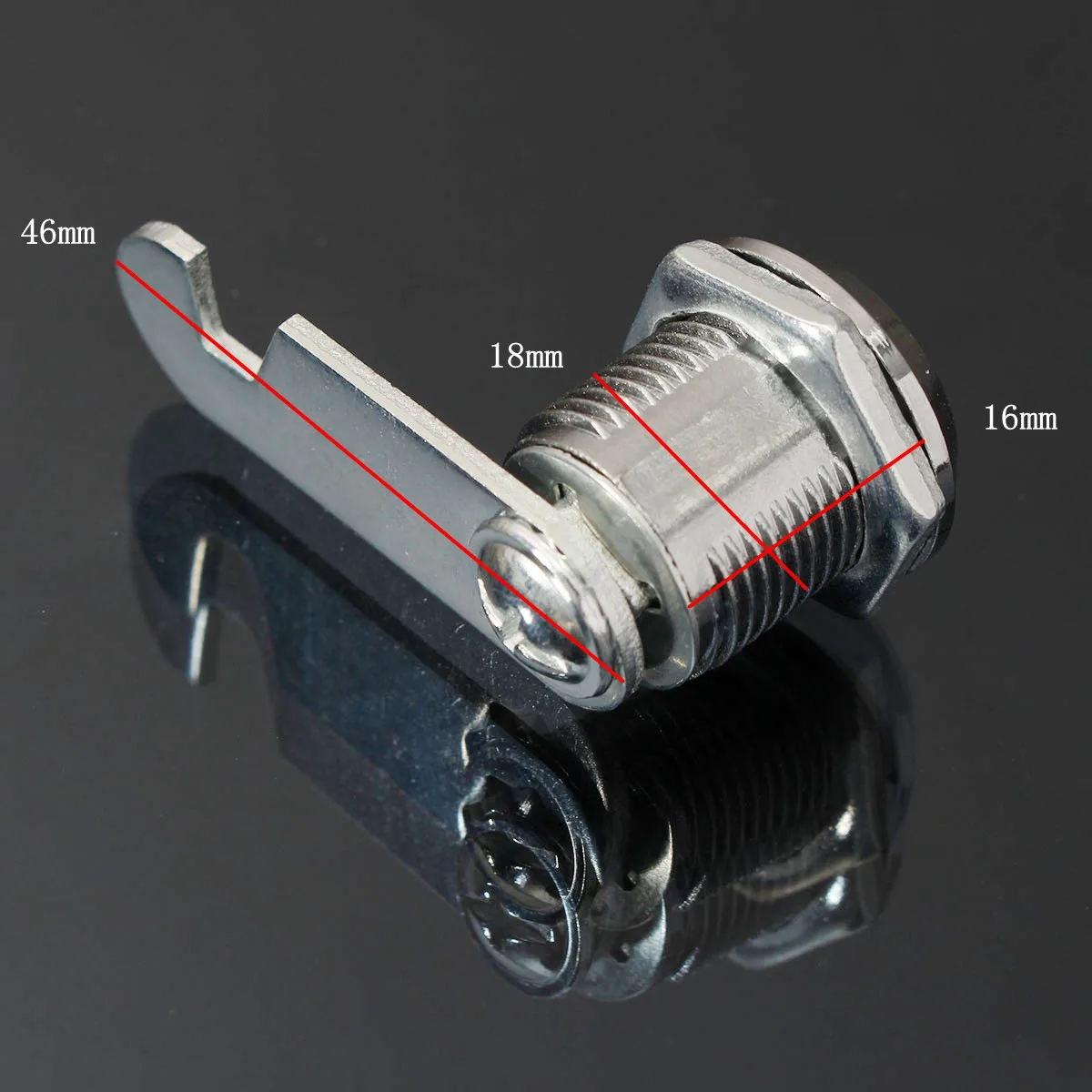 16/20/25/30mm Safe Cam Lock Pinball Arcade Machine Door Cabinet Toolbox Drawer + 2Key For Filing Mailbox Drawer Cupboard: Gold