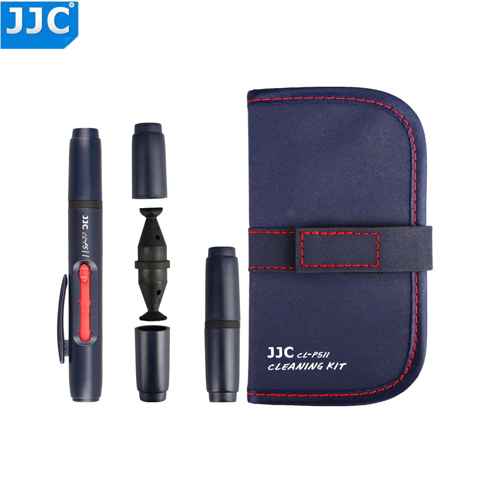 JJC CL-P5II Kit de stylo de nettoyage d'objectif de caméra DSLR viseur reflex écrans filtres caméscopes outil propre pour Canon/Nikon/Sony/Pentax