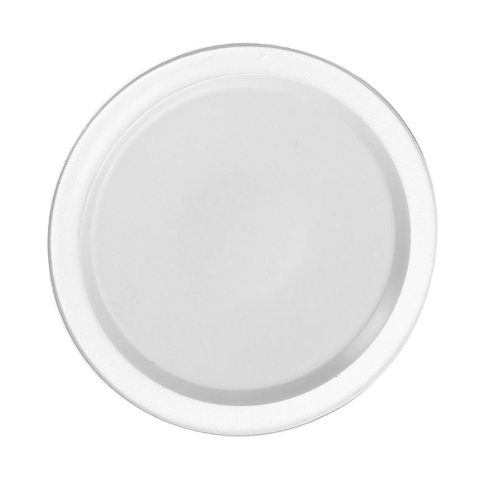 10 Regular Mouth Mason Jars Split-Type Lids Leak Proof Non Splash Sealing Caps Stainless Steel Metal Drinking Jar Canning Covers