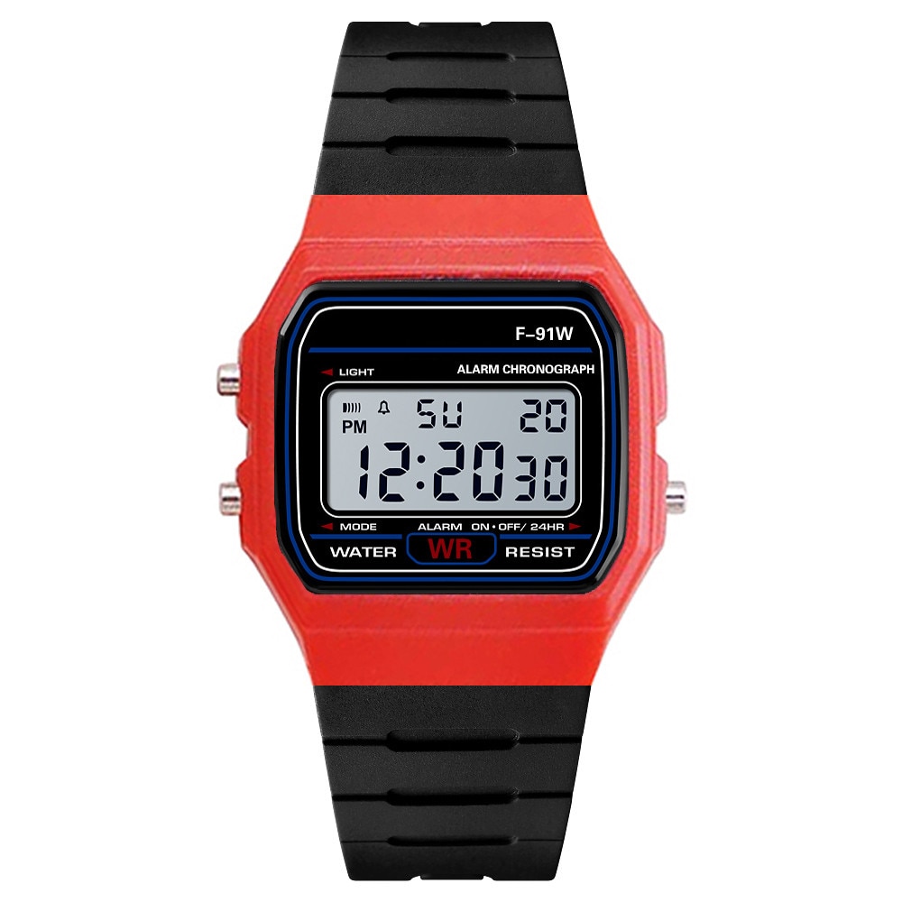 Plastic Horloges Mannen Led Digitale Horloges multifunctionele Elektronische Horloges Mannen Sport Horloges skmei relogio montre homme: 166221red