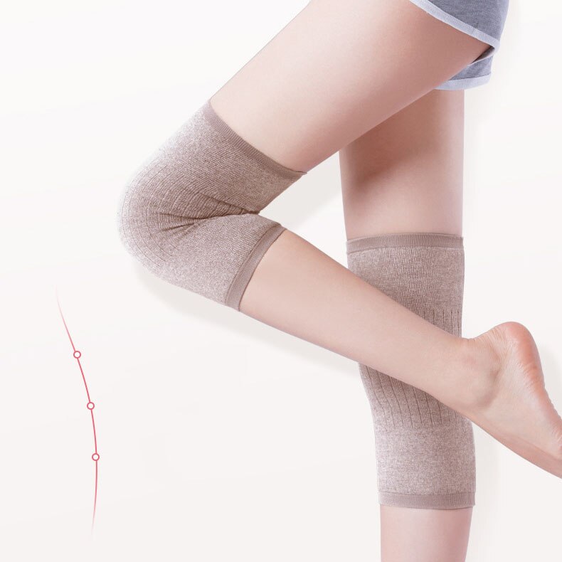 1 Pair Cashmere Warm Kneepad Wool Knee Support Men and Women Cycling Lengthen Prevent Arthritis Knee Pad