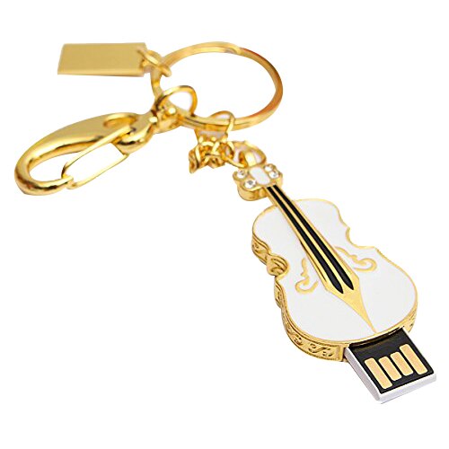 Wit Creatieve Viool USB2.0 16Gb Flash U Disk