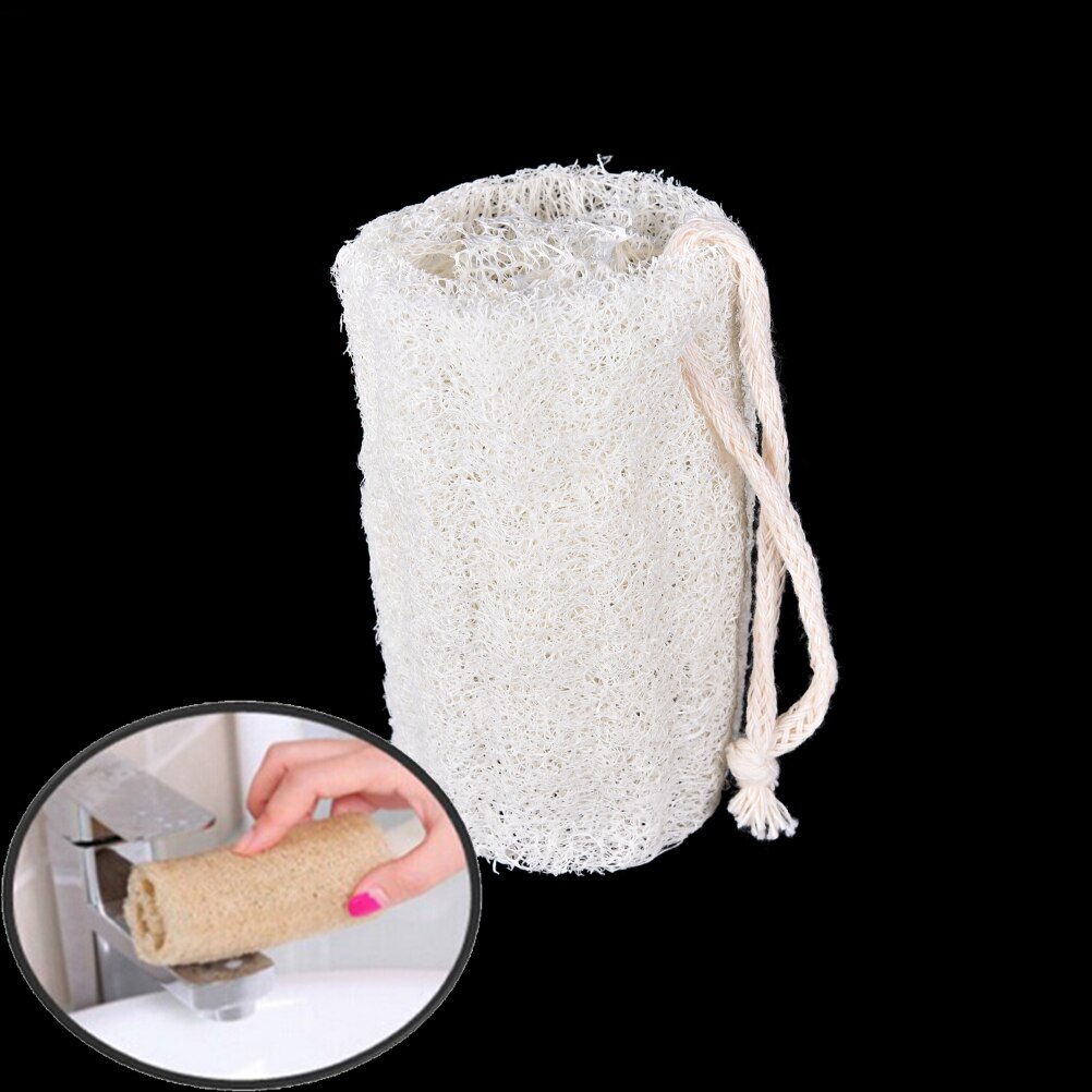 1 stk naturlig loofah luffa loofa dårlig dusj svamp spa melding kroppskrubber kåthet fjerner baderomsutstyr