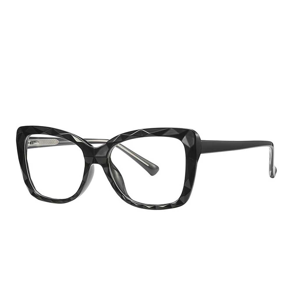 FS Blue Light Blocking Glasses Men Women Eye Protection Computer Eyeglasses Anti Bluelight Filter Optical Lozenge TR90 Frame: C1