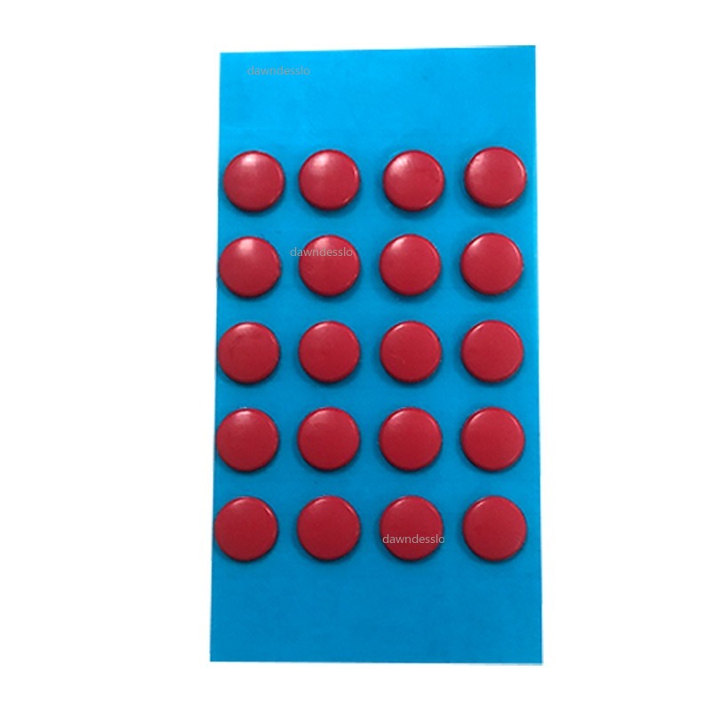 20Pc 6mm Diameter Small Dots Universal Mouse Skates DIY Mice Glide Feet ICE Control Speed Version Universal for Rubberized Mouse