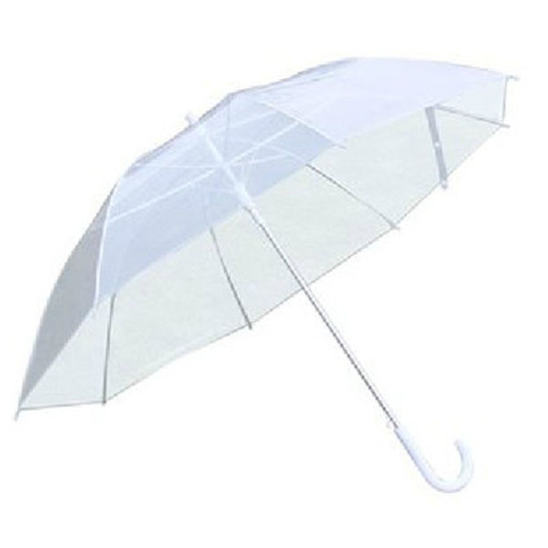 Draagbare Mode Transparant Clear Parasol Pvc Dome Paraplu Wedding Party Voor Gunst Regen