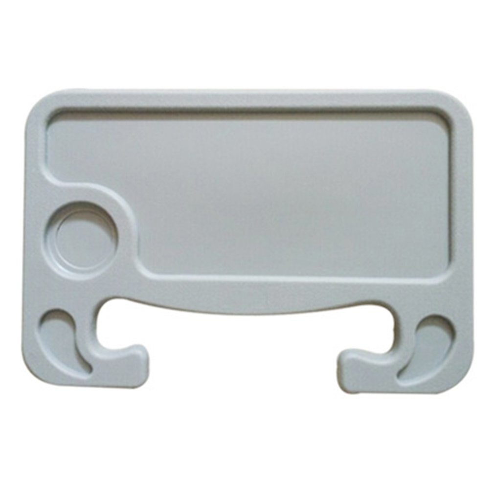 Multi-functional Car Laptop Stand Notebook Desk Steering Wheel Tray Table Food Drink Holder Car Card Table Computer Car Interior: Gray