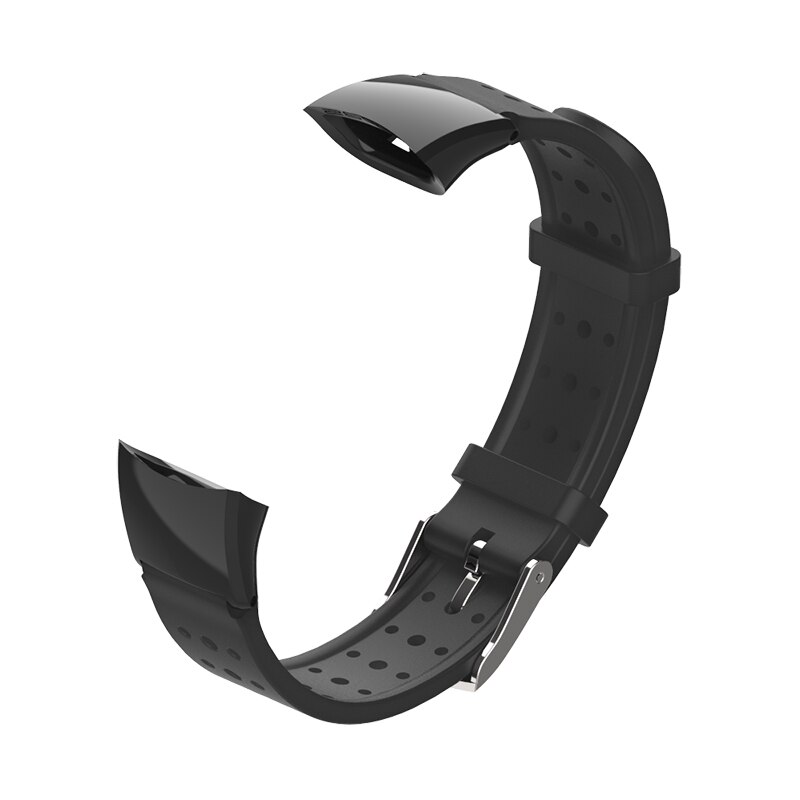 Handgelenk Gurt für Honor Band 4 Strap Honor Band 5 Armband für Huawei Honor Band 5 Silikon Armband Smart Armband zubehör: Black