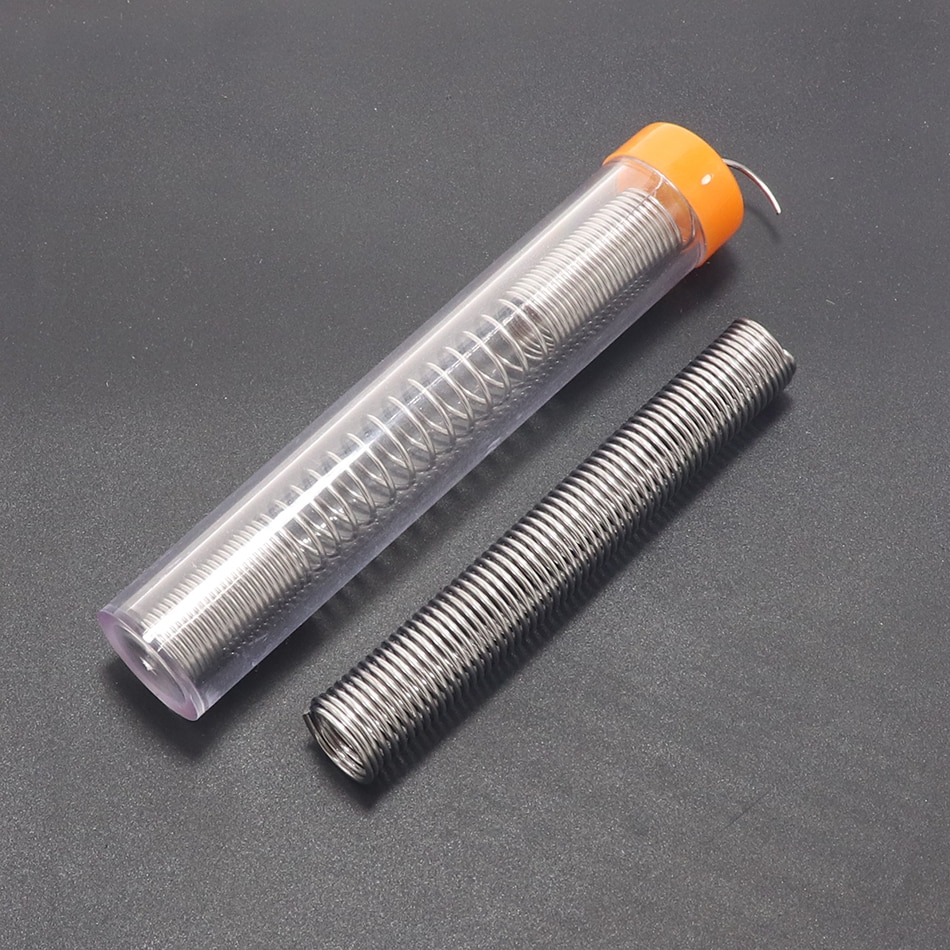 Núcleo de resina de estaño para soldadura, 1,0mm, 40/60 Sn, fundente de resina de estaño, dispensador de alambre de soldadura, núcleo de estaño, bolígrafo de soldadura, herramienta de cable de tubo