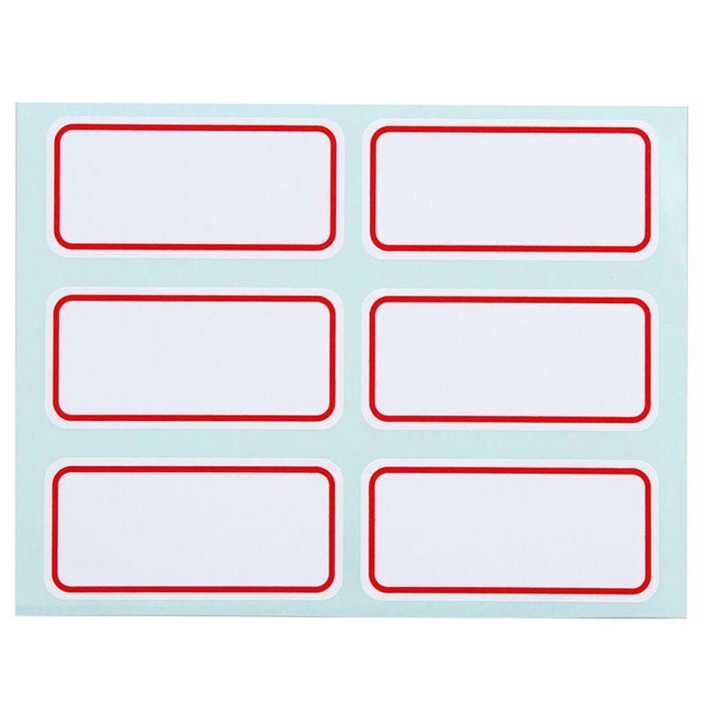 Sticky Name Stickers White Writable Self Adhesive Price Stickers Name Number Tags Label Blan