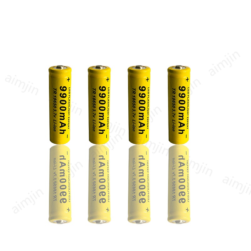 .Batería de iones de litio GTF 18650 For Original, linterna recargable 18650, 3,7 V, 9900 MAH For para Linterna + cargador