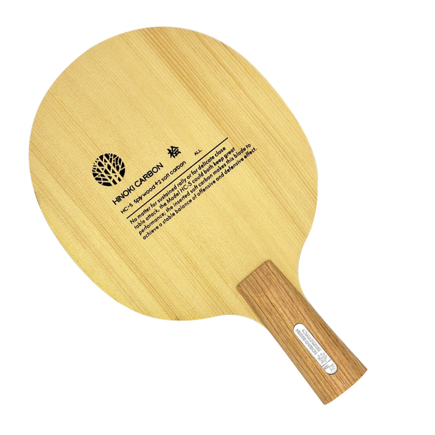 Sanwei HC.5S HC-5S HC 5S HC5S HINOKI Soft-Carbon Table Tennis Blade for PingPong Racket