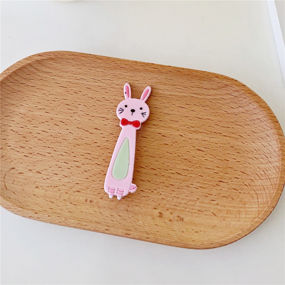 Animal pig duck deer dinosaur fox hair clip cartoon acrylic cute duckbill clip girl hair headdress hair accessories: 9