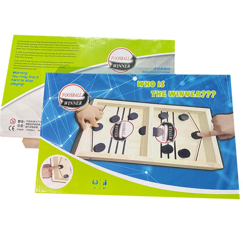 Table Hockey Paced Sling Puck Board Games Sling Puck Winner Party Game Toys For Adult Child Family Party Game Toys Fast Hockey