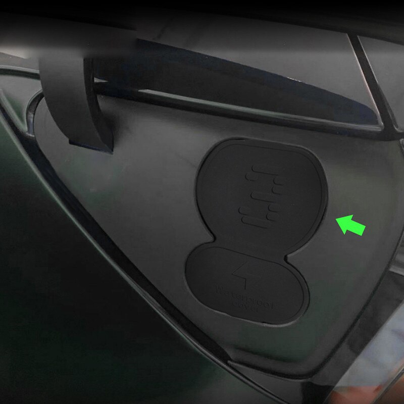 Auto Opladen Poort Waterdicht Cover Opladen Gat Siliconen Protector Modificatie Voor Tesla Model 3 Ccs Eu Auto Accessoires