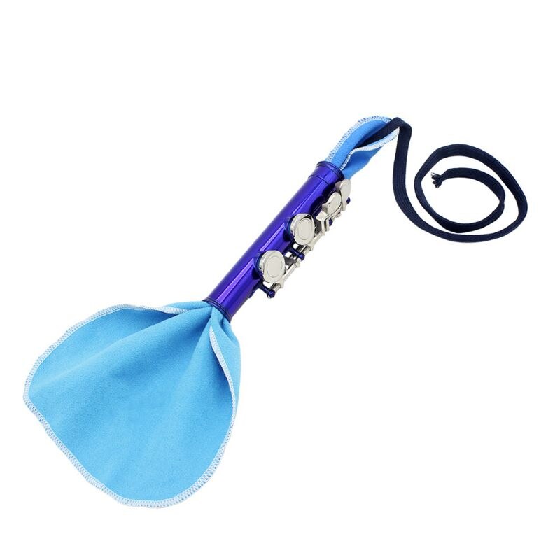 Chiffon de nettoyage pour saxophone flûte clarinette, pour Tube intérieur, pièces d'instruments à vent en bois 87HF