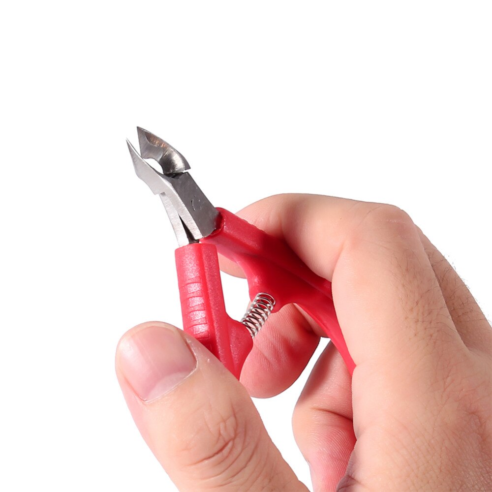 Tijeras para cutículas de uñas de acero inoxidable, cortador de uñas, alicates para cutículas de dedos, tijeras de manicura, cortador, herramientas para pedicura